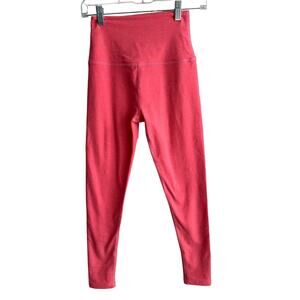 Beyond Yoga Spacedye Caught In The Midi High Waisted Legging Coral S